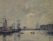 The Port Le Havre Eugene Boudin